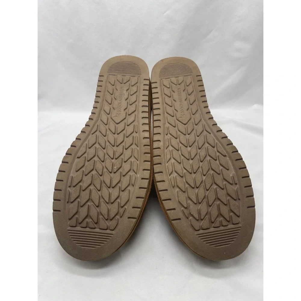 Koolaburra By UGG Burree Slippers Mens 12 Chestnut Brown Suede Slippers 1159690